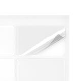 Étiquettes adhésives rectangulaires