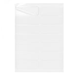 Étiquettes adhésives rectangulaires