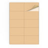 Étiquettes adhésives rectangulaires
