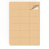 Étiquettes adhésives rectangulaires