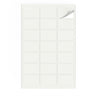 Étiquettes adhésives rectangulaires