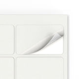 Étiquettes adhésives rectangulaires