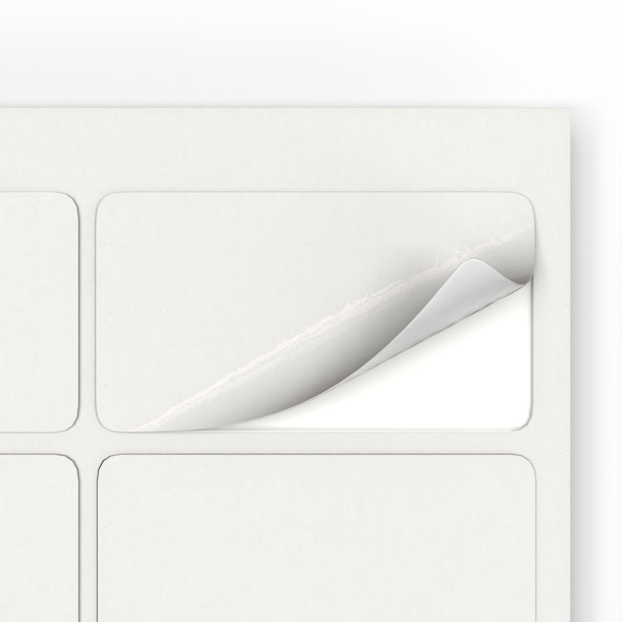 Étiquettes adhésives rectangulaires