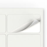 Étiquettes adhésives rectangulaires
