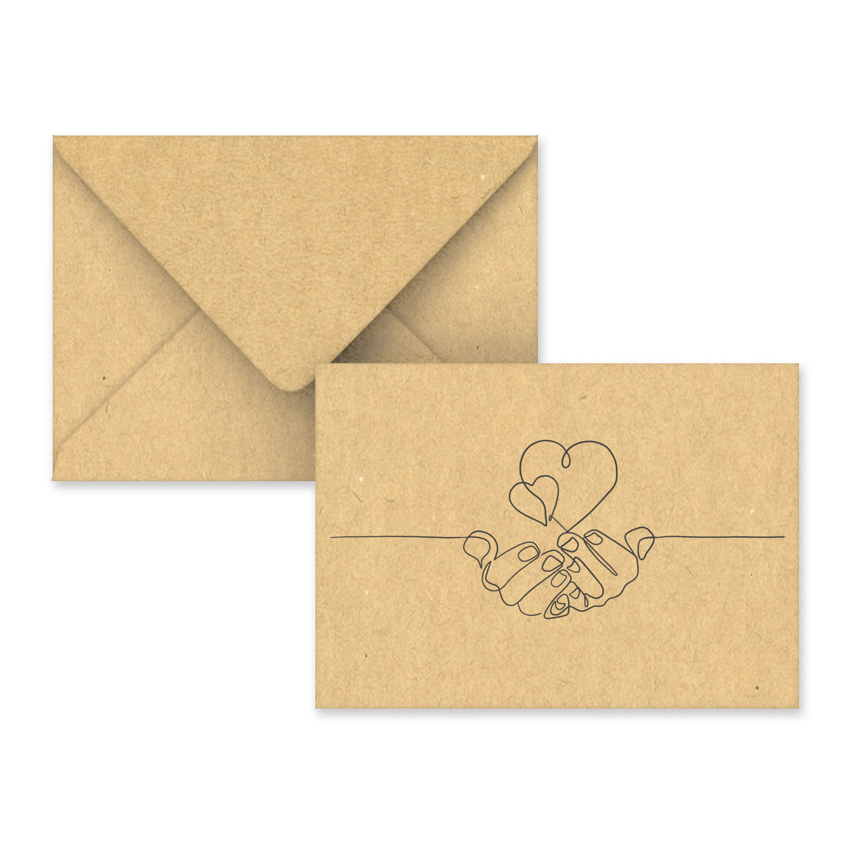 Enveloppes pour la Saint-Valentin ”Partager l'amour” 
