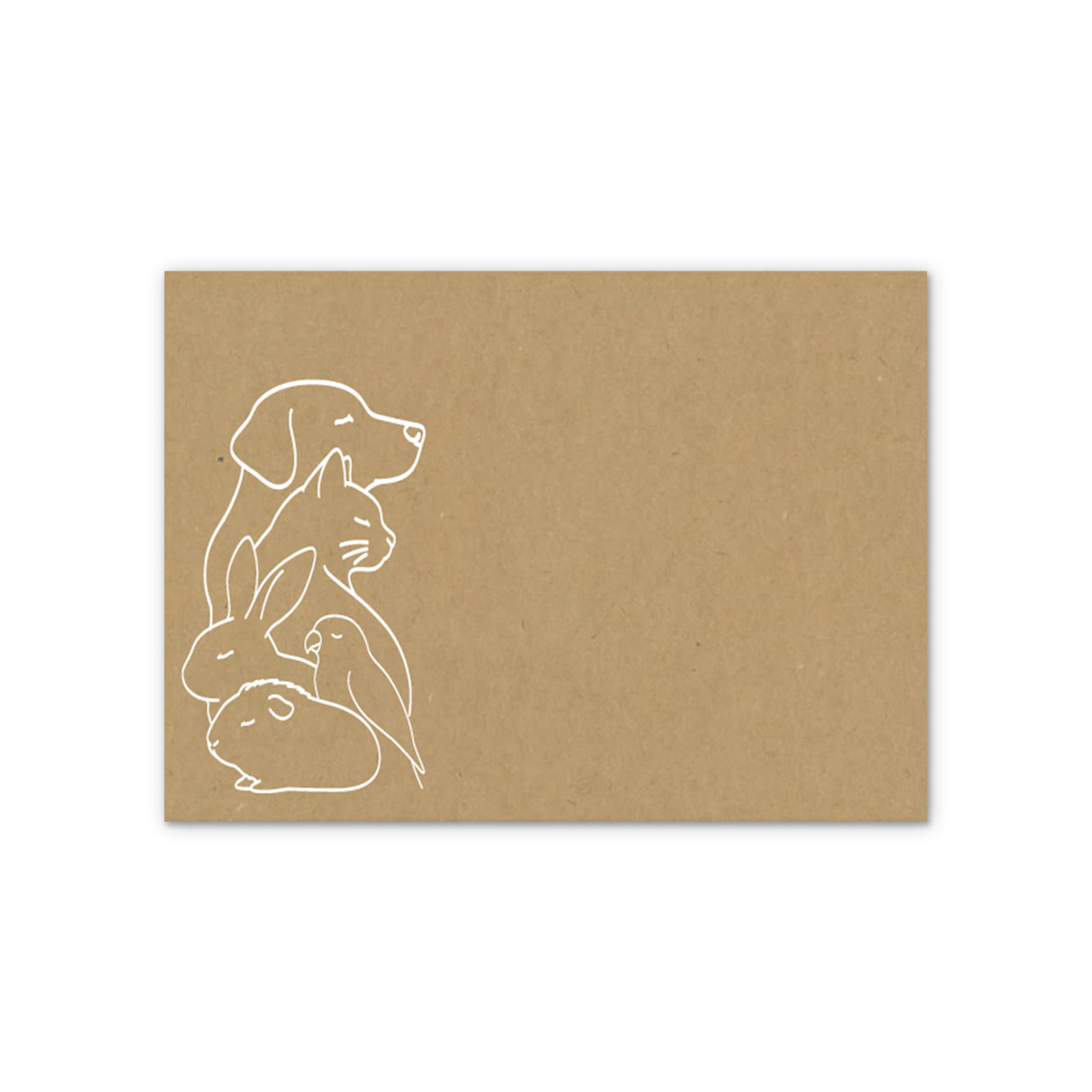 Enveloppe Motif Animaux de compagnie