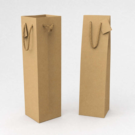 Sacs kraft pour bouteilles de vin (75 cl.)