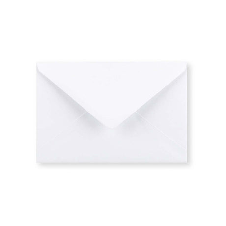 Enveloppe blanche - Rabat Pointu 108x159 mm