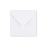 Enveloppe blanche - Rabat Pointu 110x110 mm