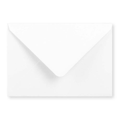 Enveloppe blanche - Rabat Pointu 111x157 mm
