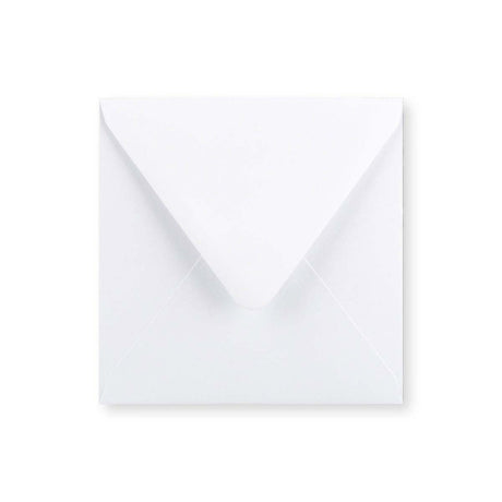 Enveloppe blanche - Rabat Pointu 120x120 mm