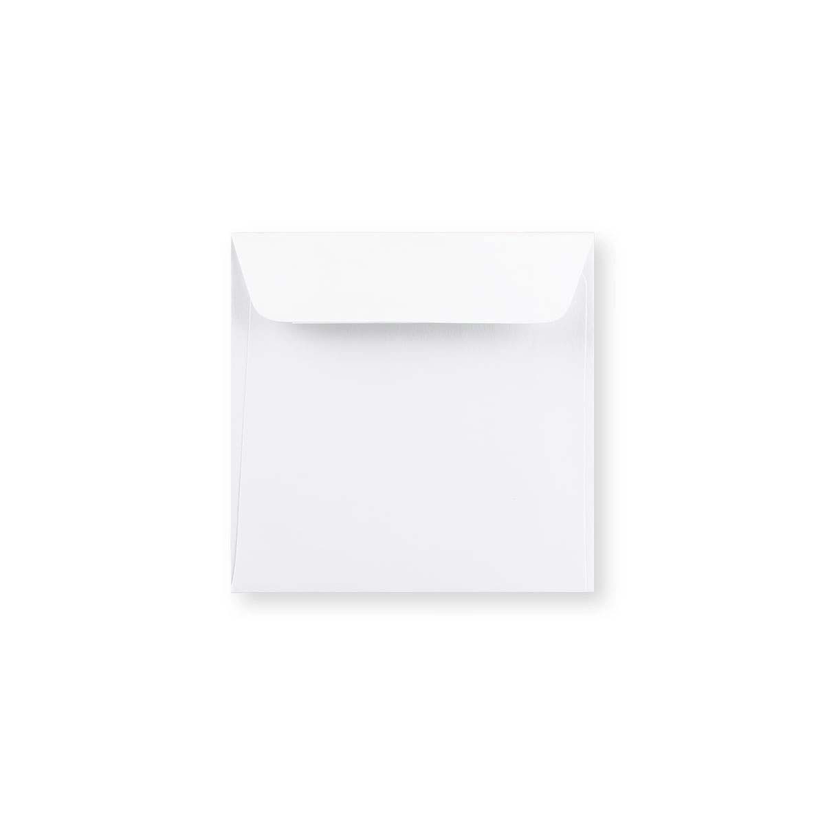 Enveloppe blanche - Rabat Droit 120x120 mm
