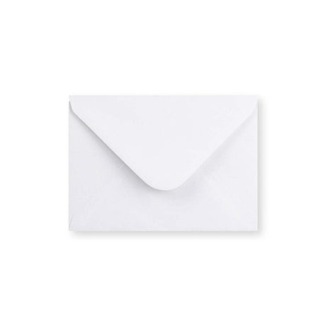 Enveloppe blanche - Rabat Pointu 121x171 mm