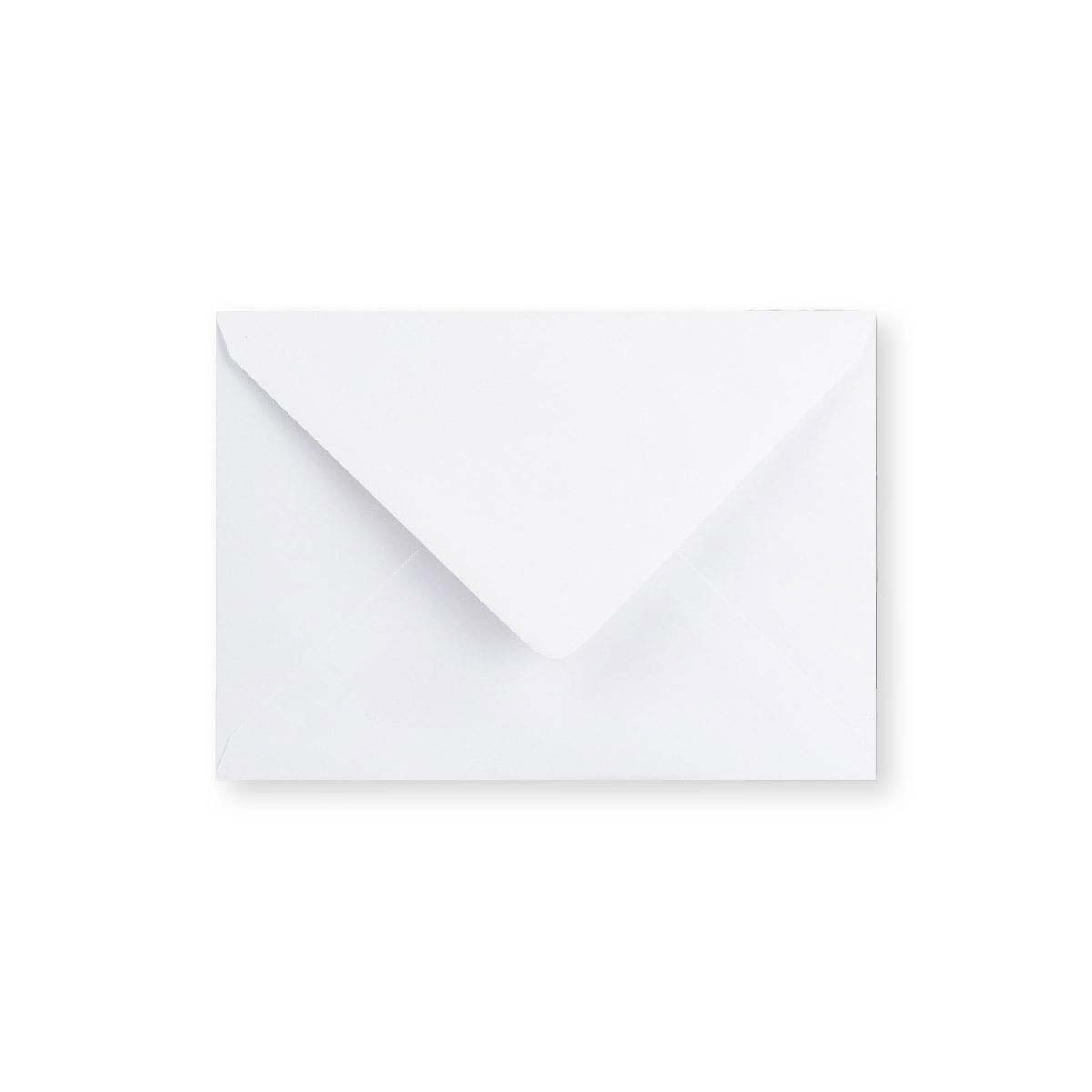 Enveloppe blanche - Rabat Pointu 125x175 mm
