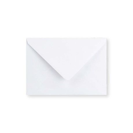 Enveloppe blanche - Rabat Pointu 125x175 mm
