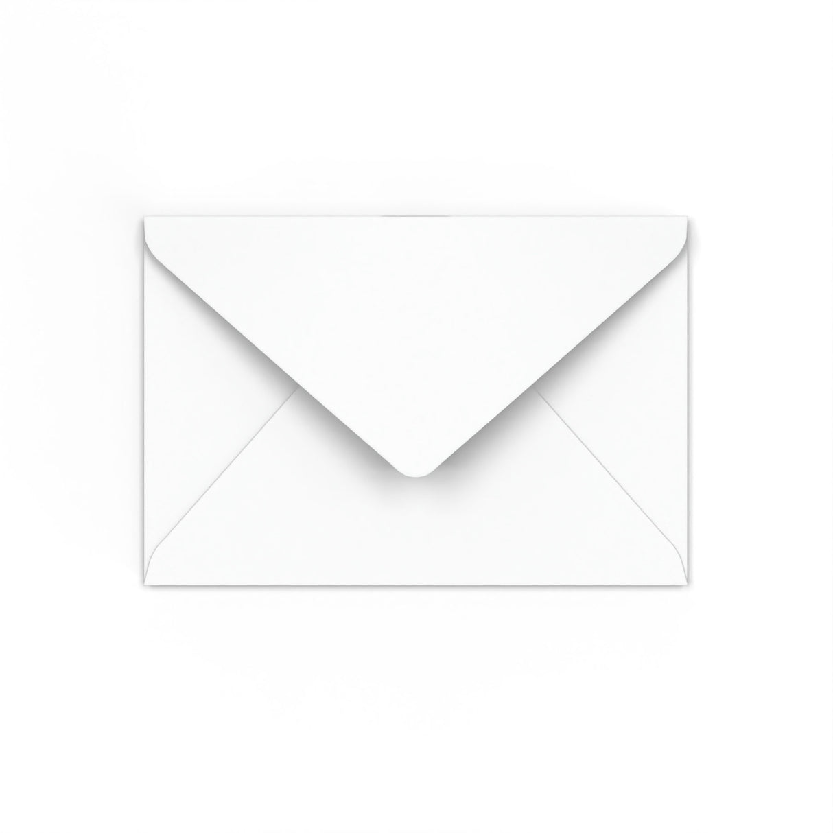 Enveloppe blanche - Rabat Pointu 127x190 mm