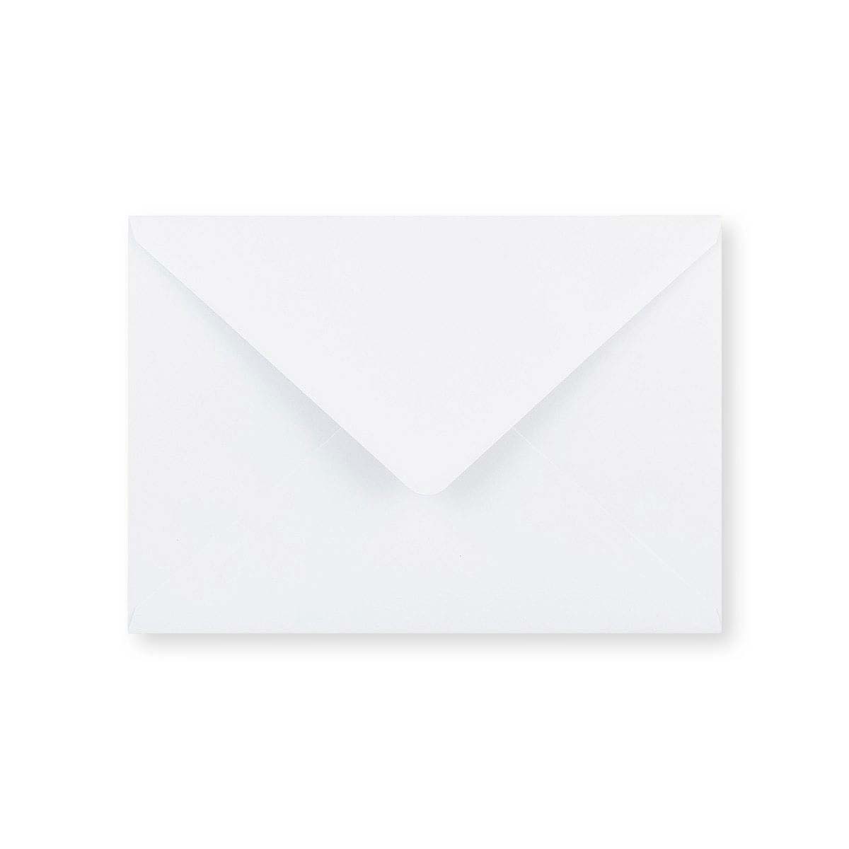 Enveloppe blanche - Rabat Pointu 155x220 mm