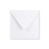 Enveloppe blanche - Rabat Pointu 170x170 mm