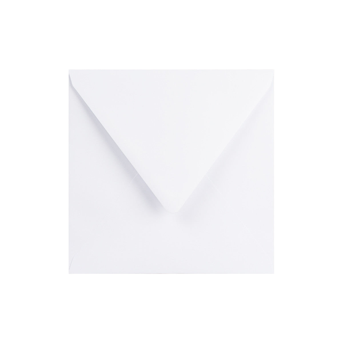 Enveloppe blanche - Rabat Pointu 175x175 mm