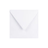 Enveloppe blanche - Rabat Pointu 175x175 mm