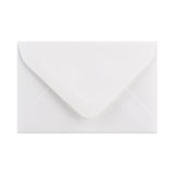 Enveloppe blanche - Rabat Pointu 62x94 mm