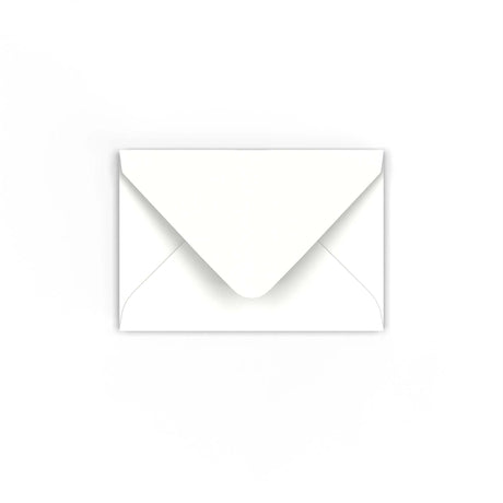Enveloppe blanche - Rabat Pointu 65x94 mm