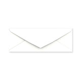 Enveloppe blanche - Rabat Pointu 80x215 mm