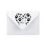 Enveloppe Motif Empreinte de patte