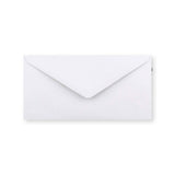 Enveloppe blanche - Rabat Pointu 110x220 mm (DL)