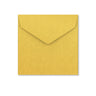 V-Flap Peel and Seal Envelopes Gold 155 x 155 mm