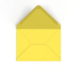 Enveloppe jaune tournesol 133x184 mm