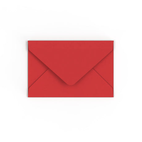 Enveloppe rouge cerise 62x94 mm