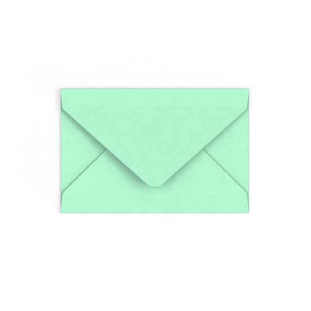 Jade Green British Made Gummed V-Flap Envelope (62 x 94mm)