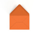 Enveloppe orange feu 114x162 mm (C6)