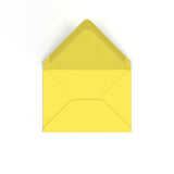 Enveloppe jaune tournesol 114x162 mm (C6)