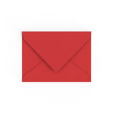 Enveloppe rouge cerise 82x113 mm (C7)