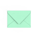 Enveloppe vert jade 82x113 mm (C7)