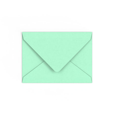 Enveloppe vert jade 82x113 mm (C7)
