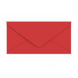 Enveloppe rouge cerise 110x220 mm (DL)
