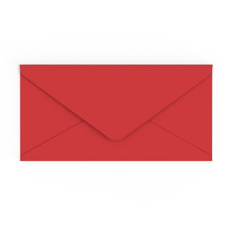 Enveloppe rouge cerise 110x220 mm (DL)