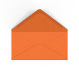 Enveloppe orange feu 110x220 mm (DL)