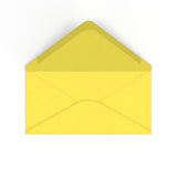 Enveloppe jaune tournesol 110x220 mm (DL)