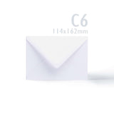 Cartes blanches pliées en trois avec ouverture ovale – lot