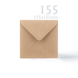 Cartes et enveloppes kraft - lot