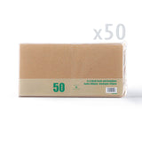 Cartes et enveloppes kraft - lot