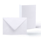 Cartes et enveloppes à texture lin – lot