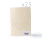 Cartes et enveloppes à texture martelée – lot