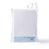 Cartes 300 g/m² et enveloppes blanches 100g/m² à texture lisse – lot