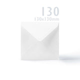 Cartes 300 g/m² et enveloppes blanches 100g/m² à texture lisse – lot