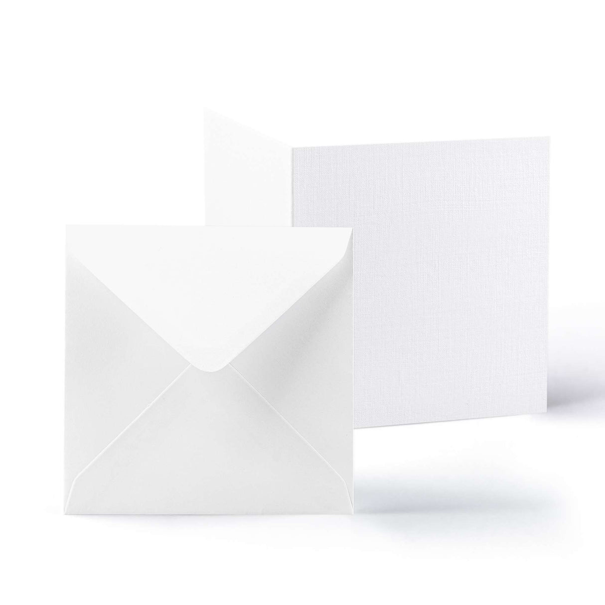 Cartes et enveloppes à texture lin – lot
